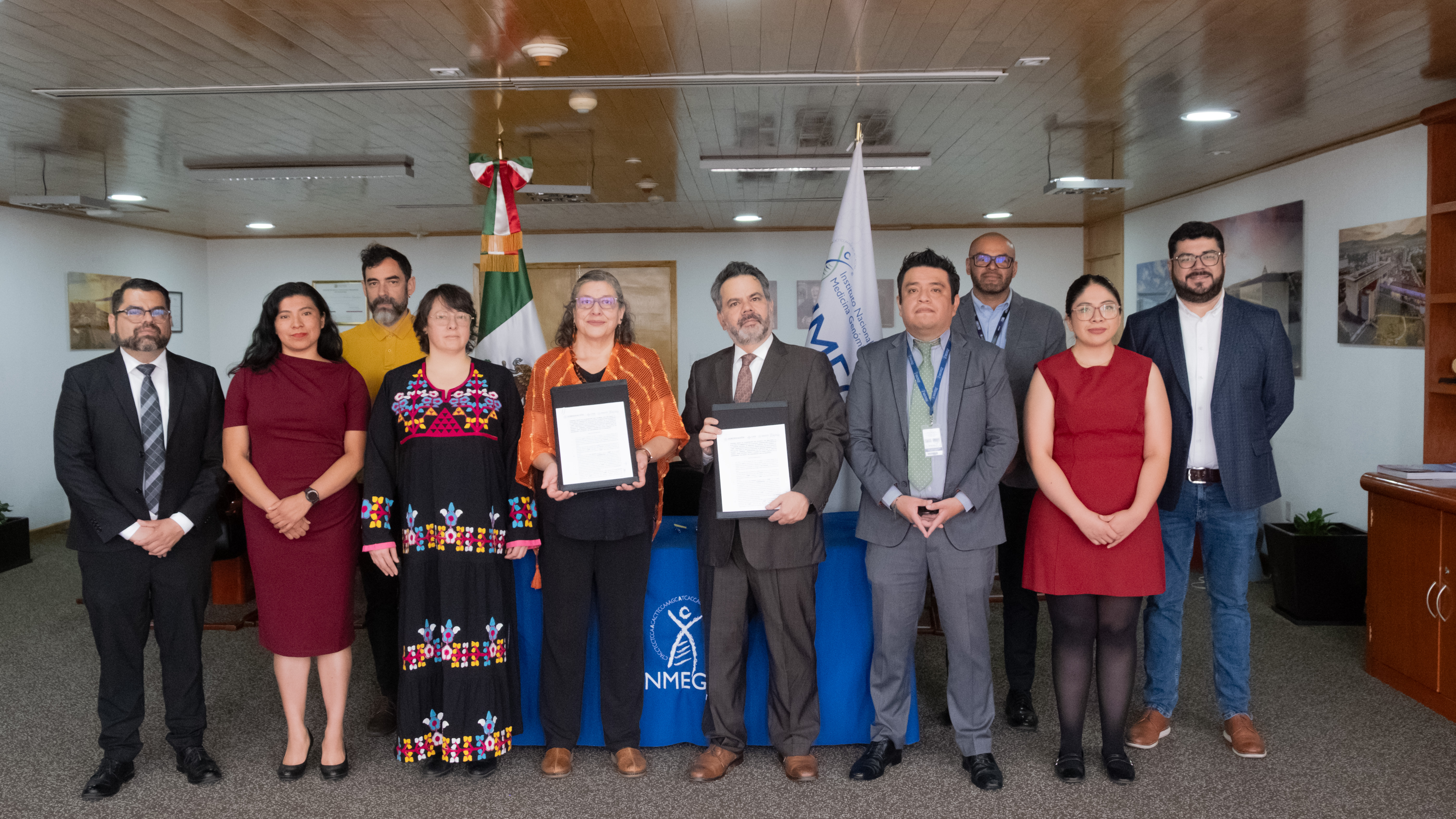 El Inmegen y la Comisión Nacional de Búsqueda firman un convenio para el análisis de muestras genéticas