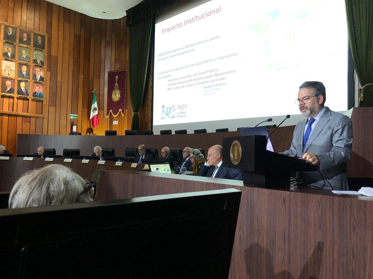 Inmegen participa en el homenaje por el centenario del natalicio del maestro Guillermo Soberón Acevedo